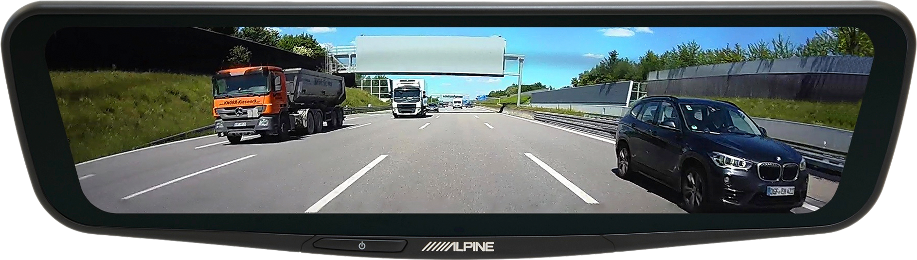Alpine digital rear-view mirror for motorhomes and campervans - Berger ...