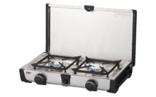 Campingaz Stove 200-S – Réchaud Double Brûleur 2x2100 W, Pare-vent Intégré, Compatible R904/R907